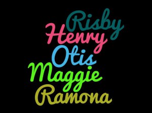 Beverly Cleary word cloud