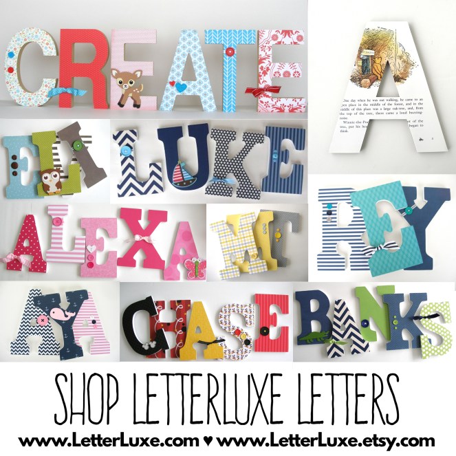 Shop LetterLuxe Nursery Letters Online