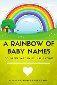 rainbow baby name ideas