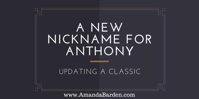 nickname-for-antony